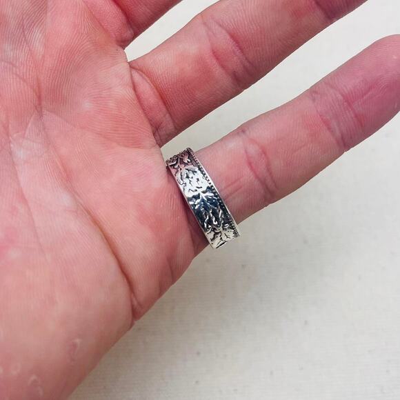 Vintage Silver Quarter Ring – Size 8, Unisex, Brand New - Picture 3 of 7